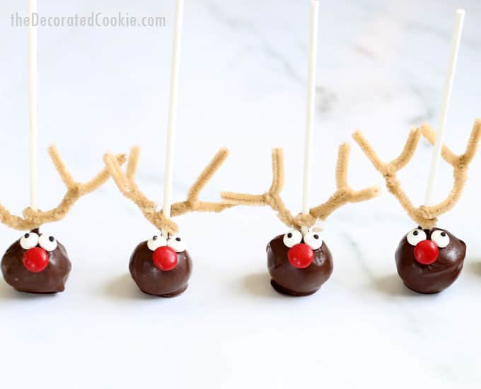 reindeer donut pops 