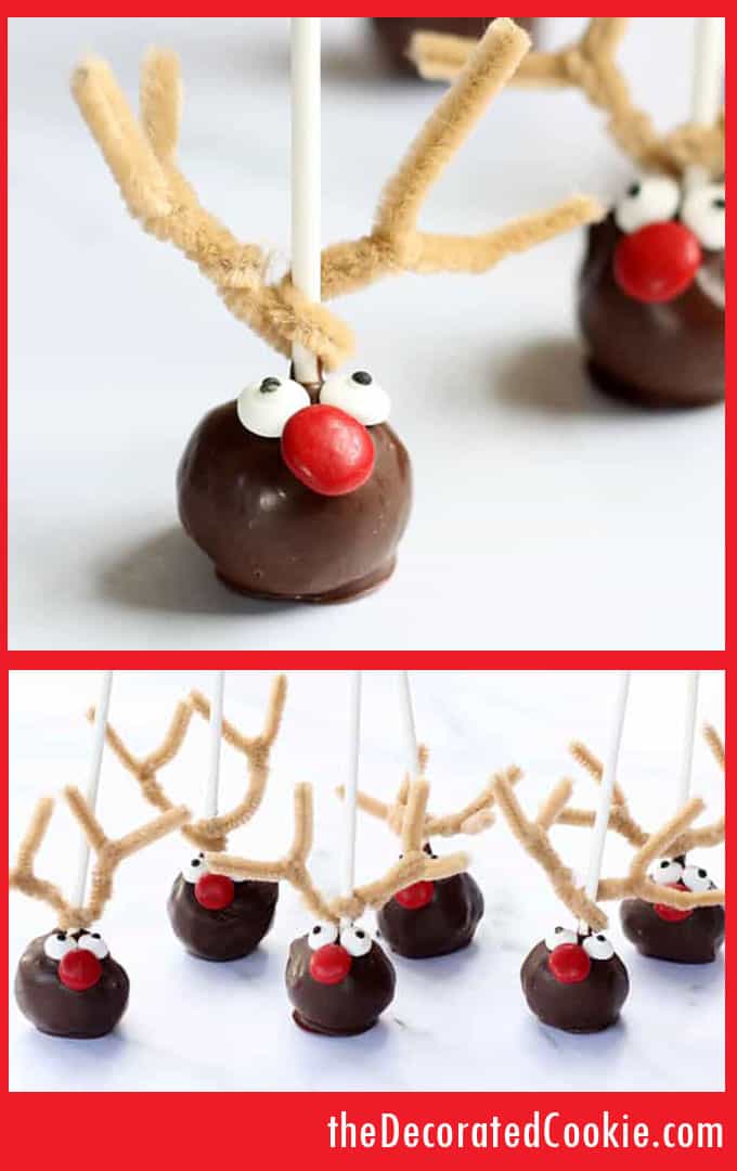 RUDOLPH REINDEER DONUT POPS