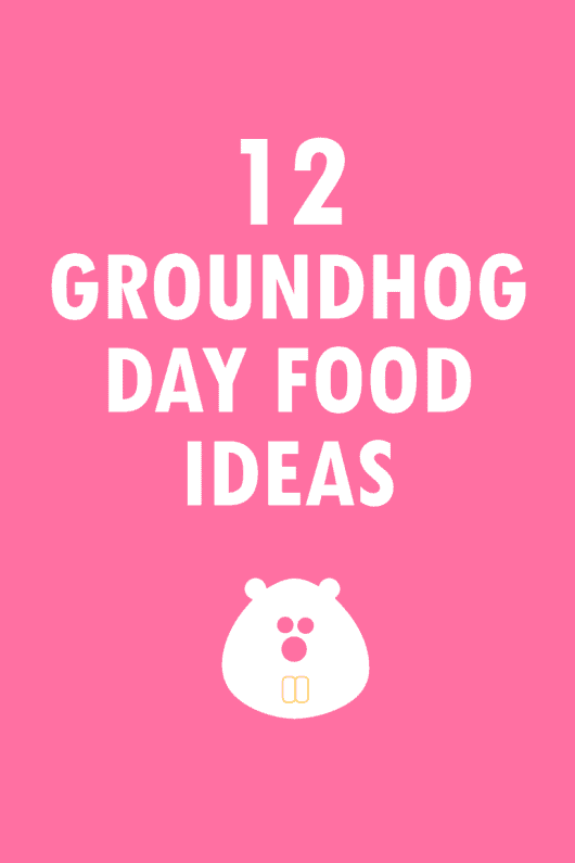 Groundhog day snack mix, a cute and fun treat to serve on Groundhog Day