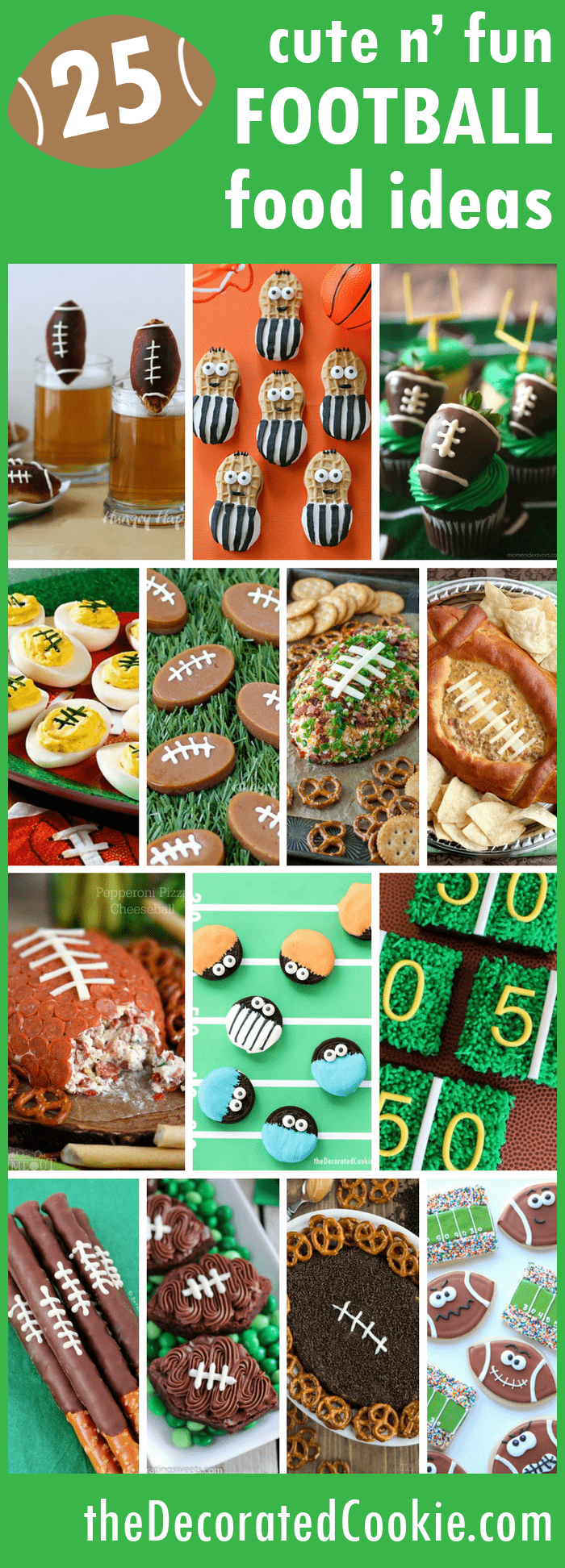 Super Bowl Recipes - Fun Football Themed Party Food