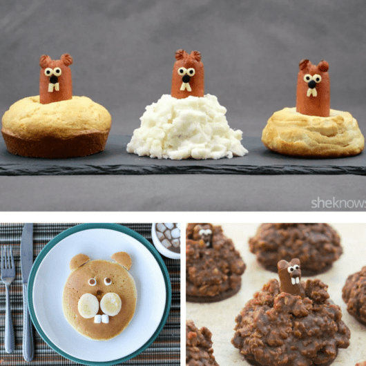 A roundup of 12 Groundhog Day fun food ideas to celebrate