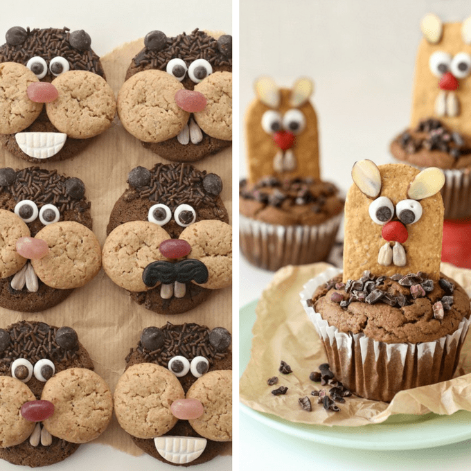 A roundup of 12 Groundhog Day fun food ideas to celebrate with kids. Great ideas for holiday classroom treats.
