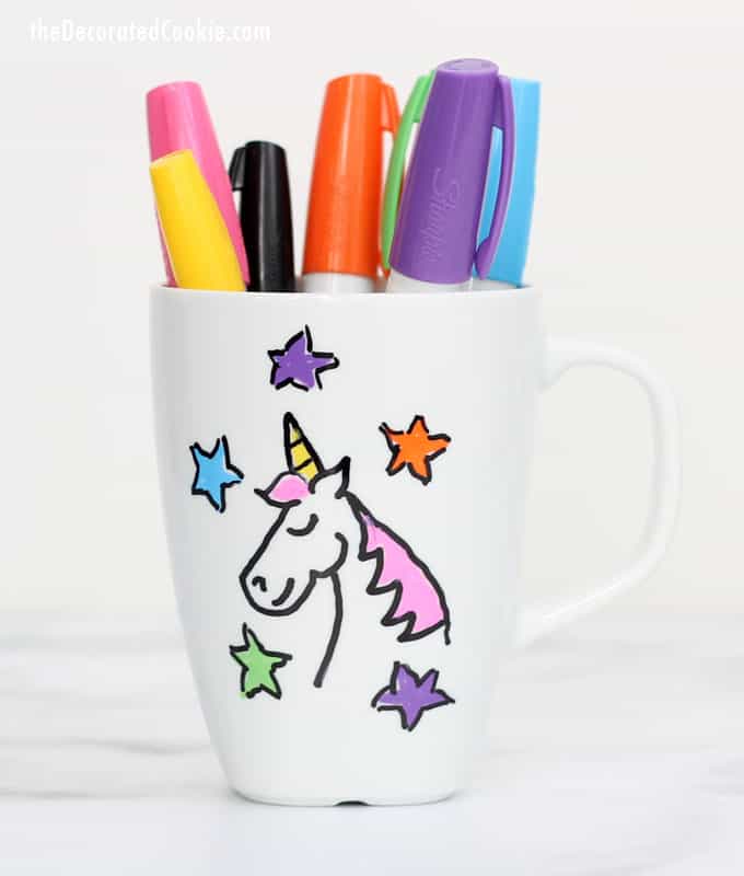 This DIY unicorn mug