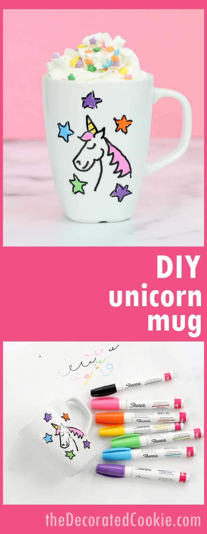 This DIY unicorn mug