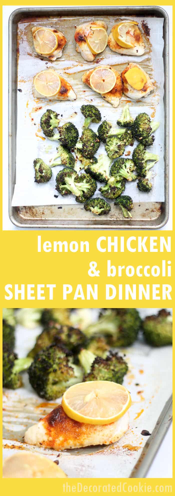 This easy lemon chicken and broccoli sheet pan dinner is delicious, full of flavor, and ready in under 30 minutes. It's low-carb, keto, whole 30, gluten-free, and an all around winner. 