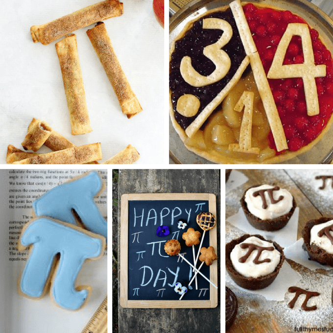 fun food ideas for Pi Day, celebrating May 14th with fun food