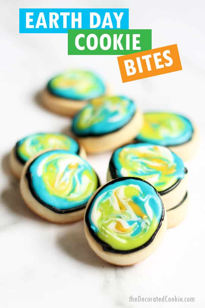 earth day cookie bites