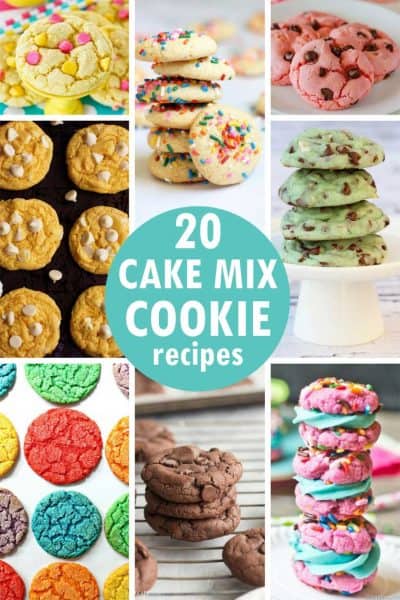 Cake mix cookies! A roundup of 3-ingredient cake mix cookie recipes.