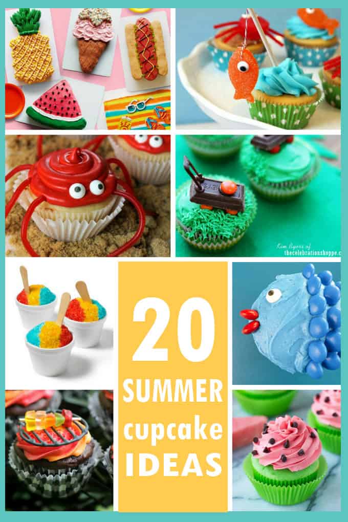 Summer Cupcakes A Roundup Of Ideas For Decorating Cupcakes