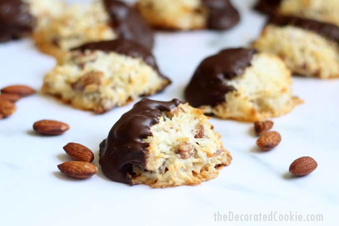 Almond Joy Cookies With Coconut Almonds And Chocolate