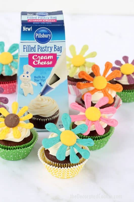 flower cupcakes colorful candy flower cupcakes for summer