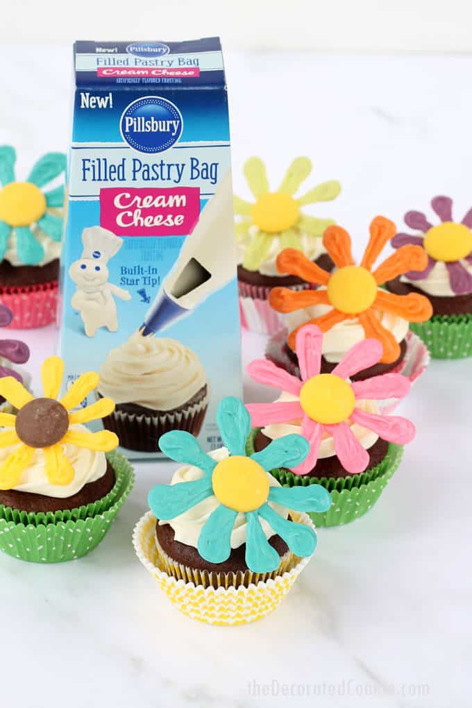 flower cupcakes 