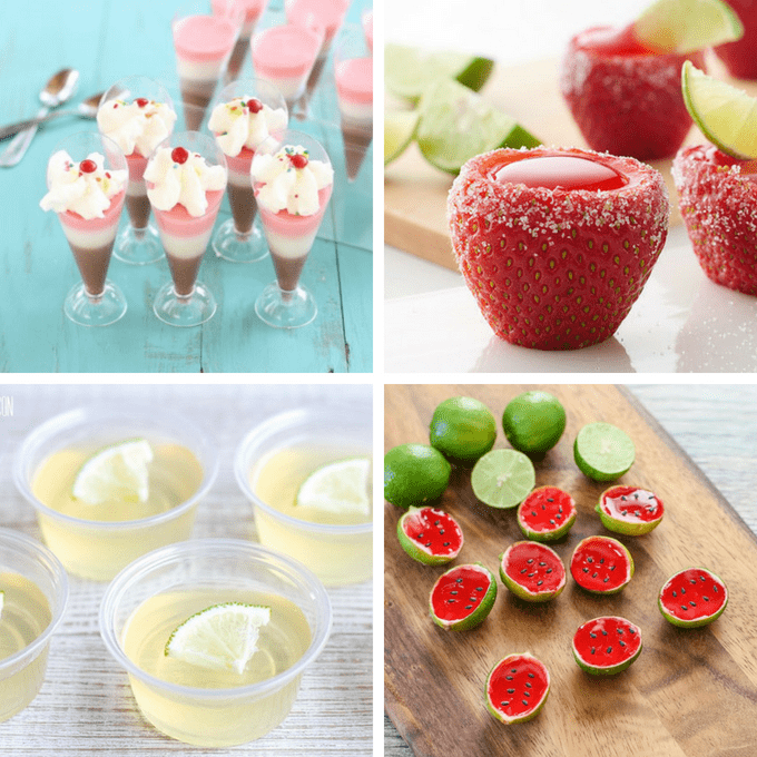 How to make Jello shots for summer. A roundup of awesome summer Jello shots with summery flavors for your BBQ, pool party, or any summer party. #Summer #JelloShots #SummerParty 