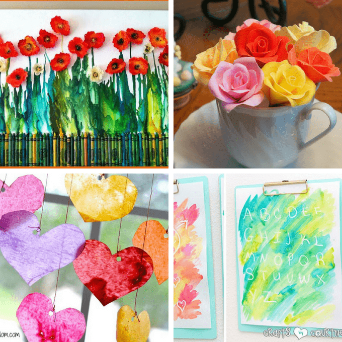 Melted Crayon Art ~ Learn Play Imagine