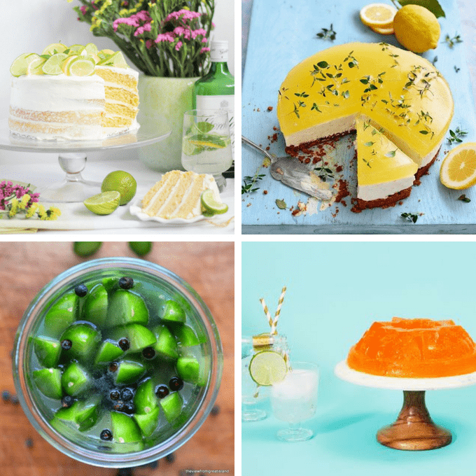 Gin and tonic food: A roundup of food and treats inspired by the gin and tonic cocktail. Recipes that use gin and tonic. #ginandtonic #foodideas #recipes