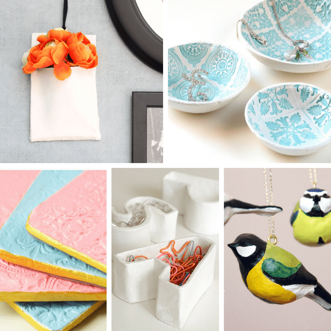 clay craft ideas: A roundup of air-dry clay projects for adults