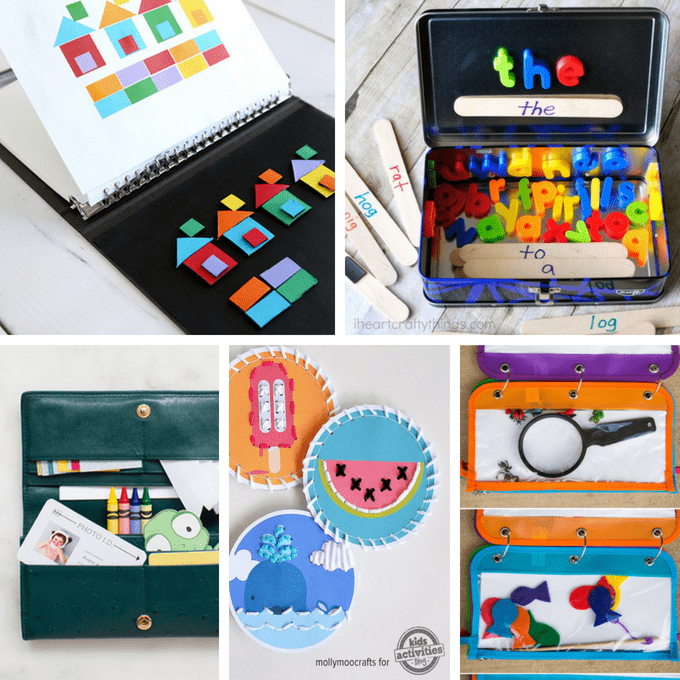 DIY I 3 Easy Travel Games For Kids 