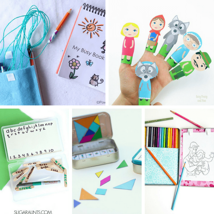 A roundup of 25 aweseome DIY road trip games, travel kits, and free printables for kids to keep them busy in the car. #Cargames #kidsactivitykits #kidstravel #roadtrip #roadtripgames #cartravel #kidsactivitykits #DIY #kidscrafts 