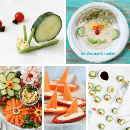 FUN VEGETABLES: A roundup of 20 fun veggies kids will love to eat.
