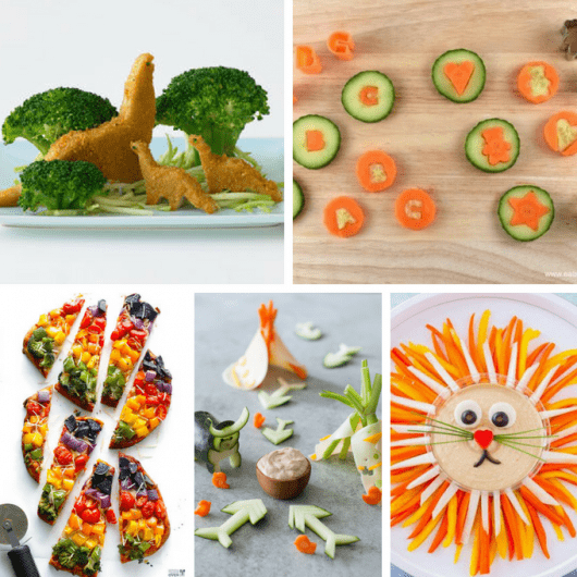 FUN VEGETABLES: A roundup of 20 fun veggies kids will love to eat.