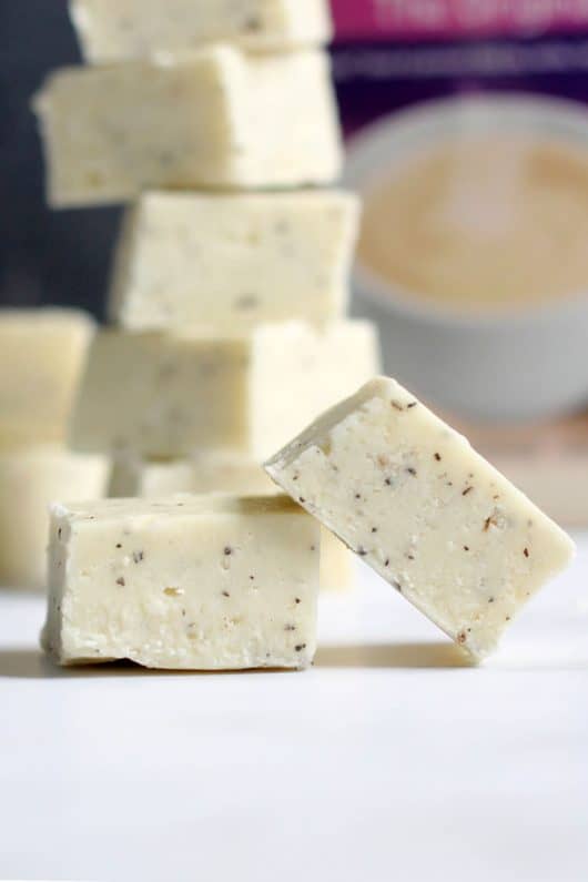 CHAI TEA FUDGE Perfect, easy, 3ingredient nofail fudge for fall