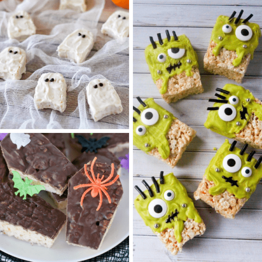 HALLOWEEN RICE KRISPIE TREATS: 15 of the BEST cereal treat ideas