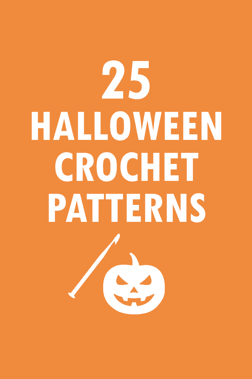 25 FREE CROCHET PATTERNS for HALLOWEEN -- cute and spooky