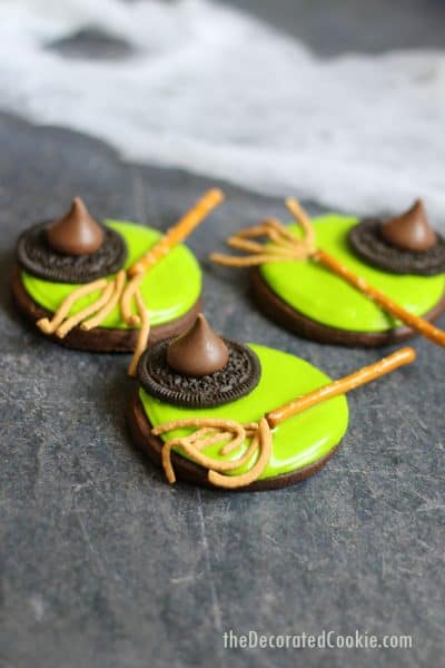 melted witch cookies