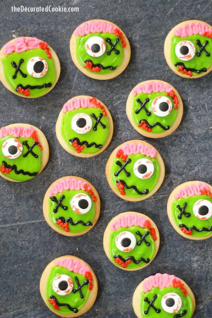 mini zombie cookies