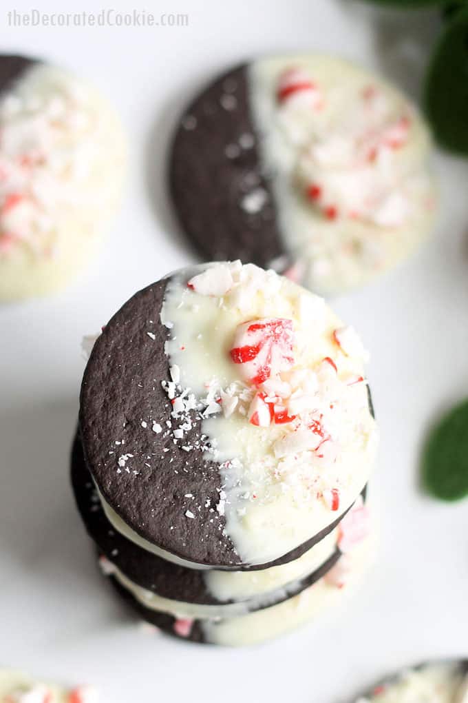 PEPPERMINT BARK COOKIES