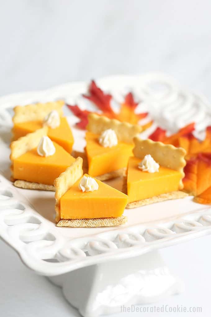 Pumpkin Pie Cheese And Crackers