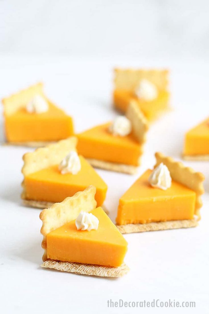 pumpkin pie cheese and crackers