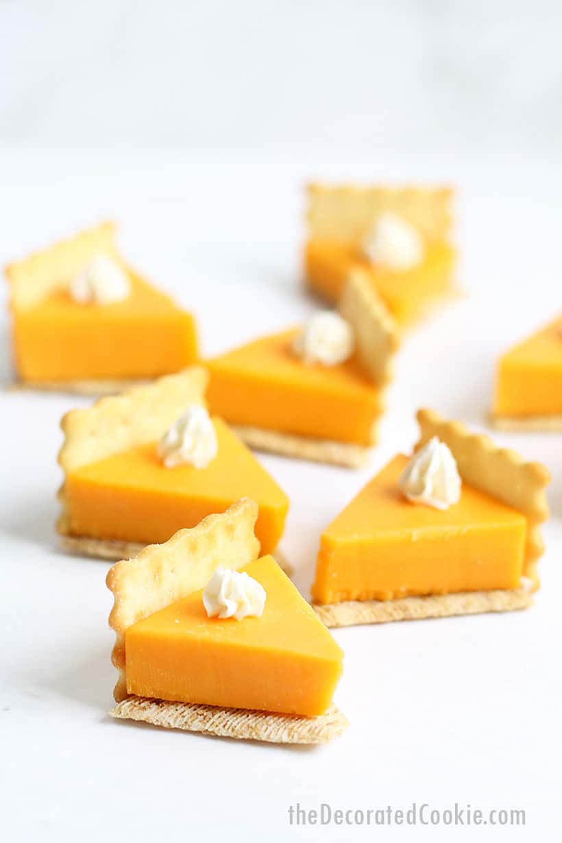 pumpkin pie cheese and crackers