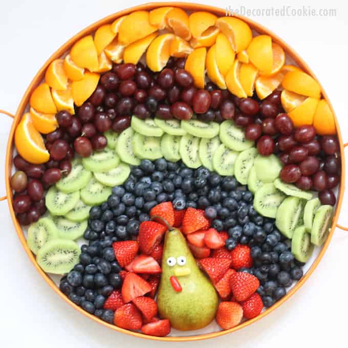 how to serve fruit platter