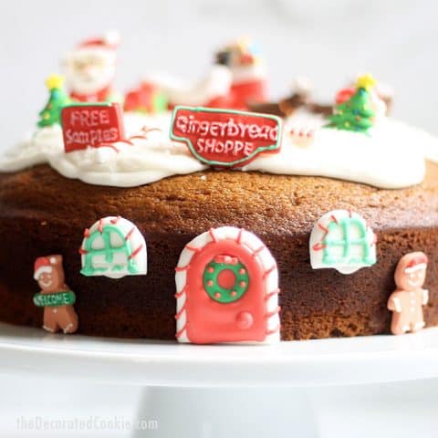 How cute is this Christmas Gingerbread house Bundt pan?! Comment LINK for  the exact one I bought, that comes with a delicious recipe! It…