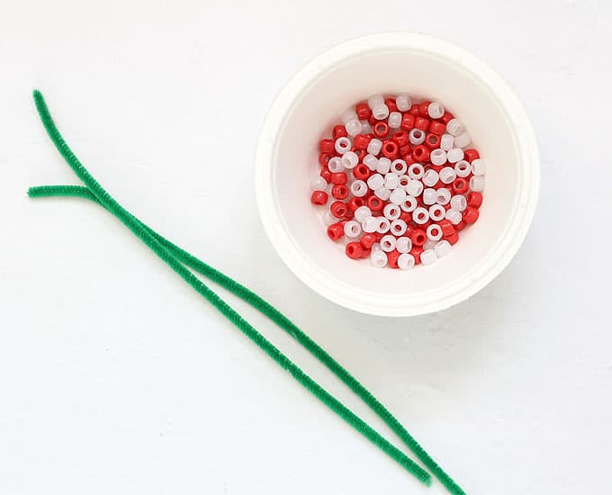 pipe cleaners and beads 