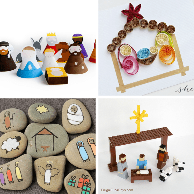 Download Nativity Crafts And Fun Food Ideas For Christmas PSD Mockup Templates