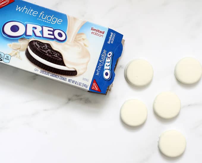 white fudge covered oreos 