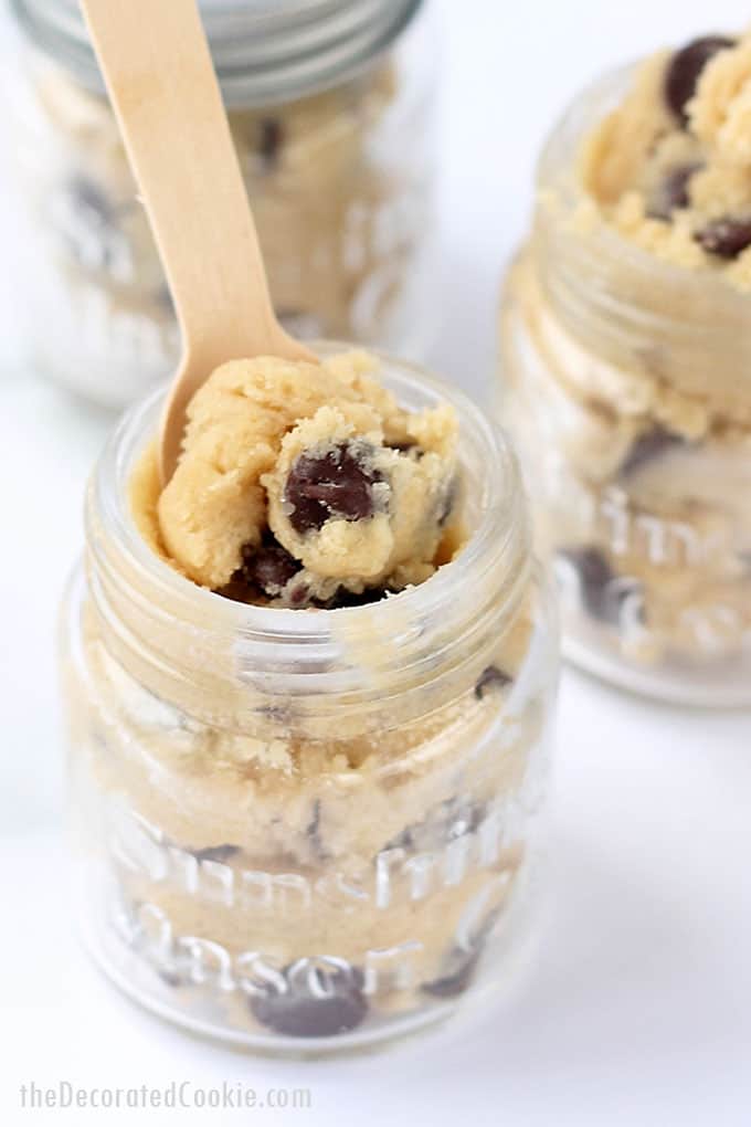 Edible Chocolate Chip Cookie Dough – Broken Oven Baking