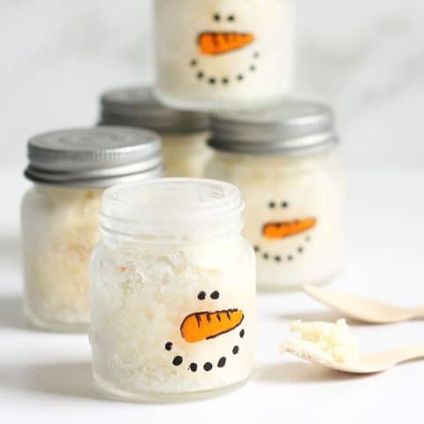 I reuse any little glass jar to make mini homemade ice creams. They make  super cute little gifts and are fun for parties. Even more fun if your jars  are all different