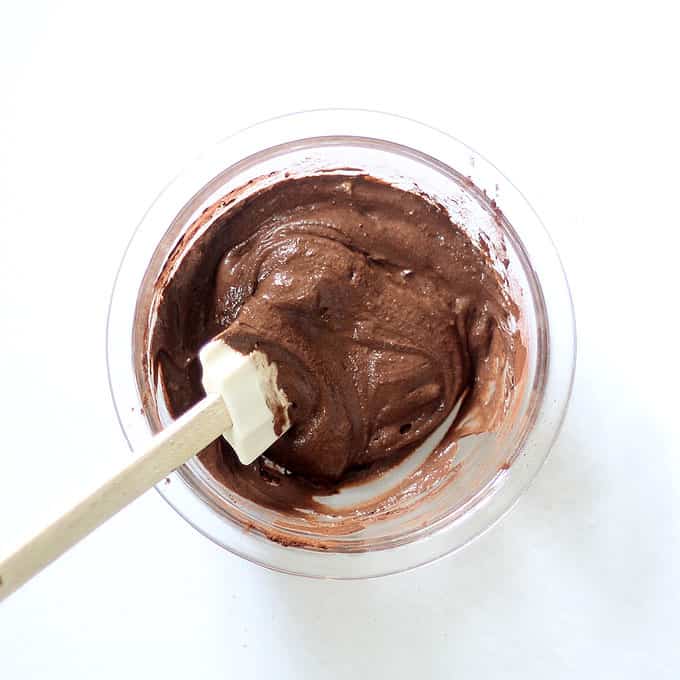 chocolate yogurt dip 