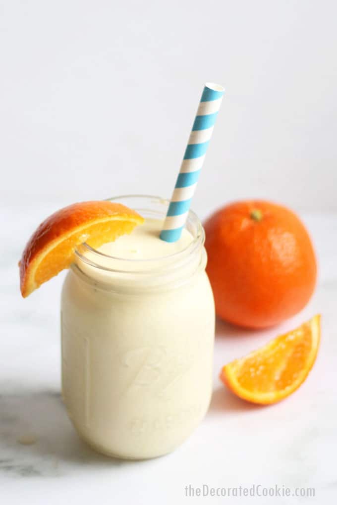 This healthy COPYCAT ORANGE JULIUS RECIPE tastes even better than the original shopping mall favorite. Combine orange, milk, and vanilla. Video. 