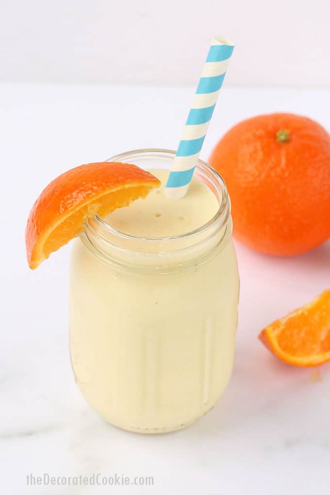 This healthy COPYCAT ORANGE JULIUS RECIPE tastes even better than the original shopping mall favorite. Combine orange, milk, and vanilla. Video. 