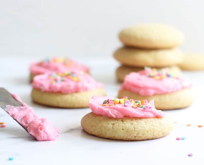 COPYCAT LOFTHOUSE COOKIES with frosting 
