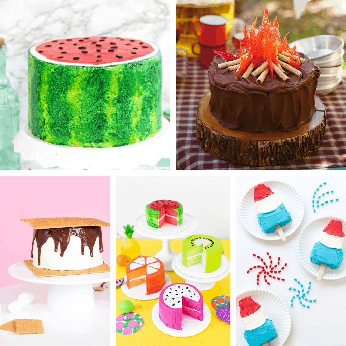 20 Fun Summer Cakes A Roundup Of Cute Cake Ideas For Summer