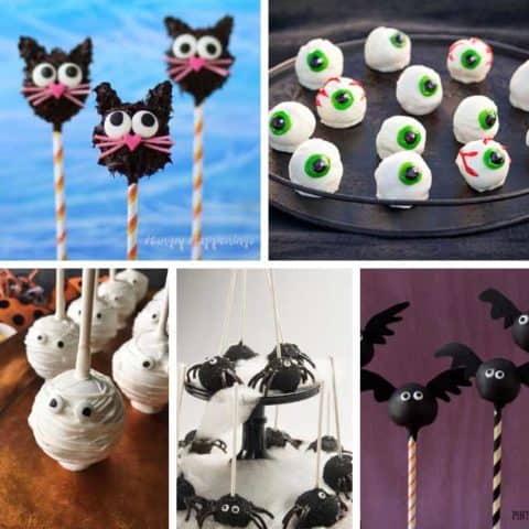 15 HALLOWEEN CAKE POPS -- Awesome tutorials for Halloween treats.