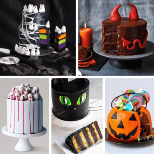 20 HALLOWEEN CAKES -- Awesome, spooky Halloween cake ideas.