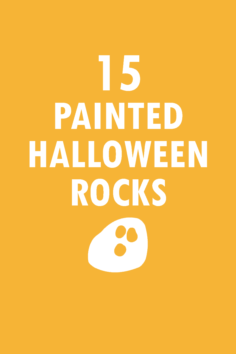 15 ROCK PAINTING IDEAS FOR HALLOWEEN