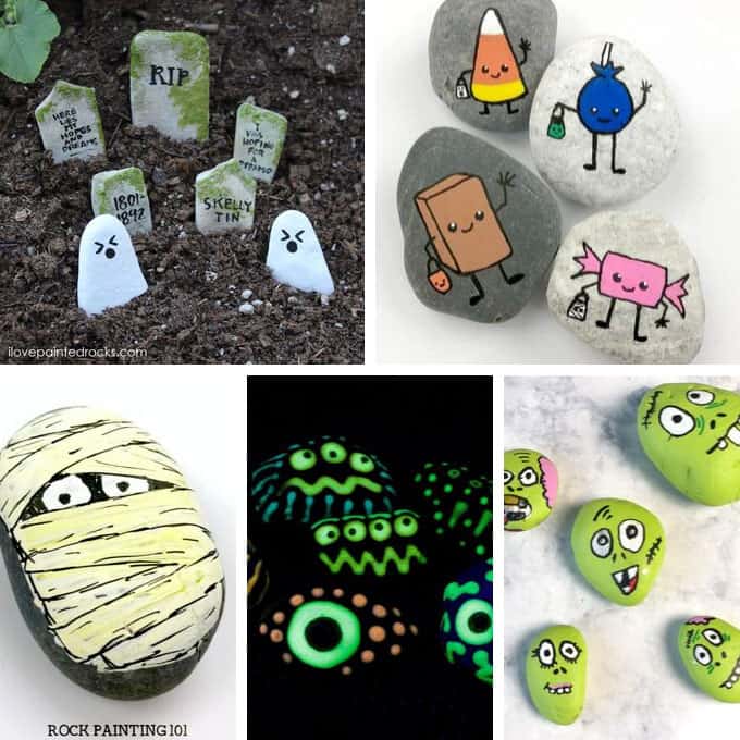 How to make Glow in the Dark Painted Rocks - Rock Painting 101