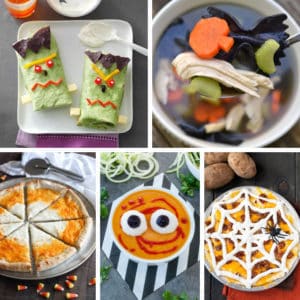25 HALLOWEEN DINNER IDEAS for kids or your Halloween party.